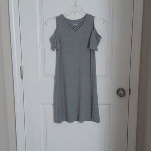 Art Class Girls Size 10/12 Grey Dress